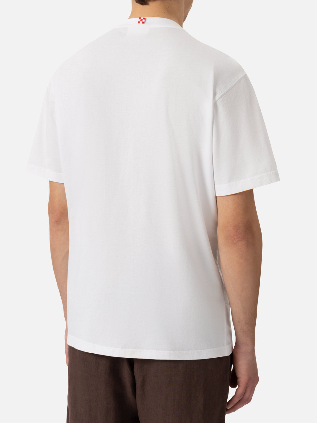 T-shirt bianca con ricamo Vado al mare per... | Special product image 4