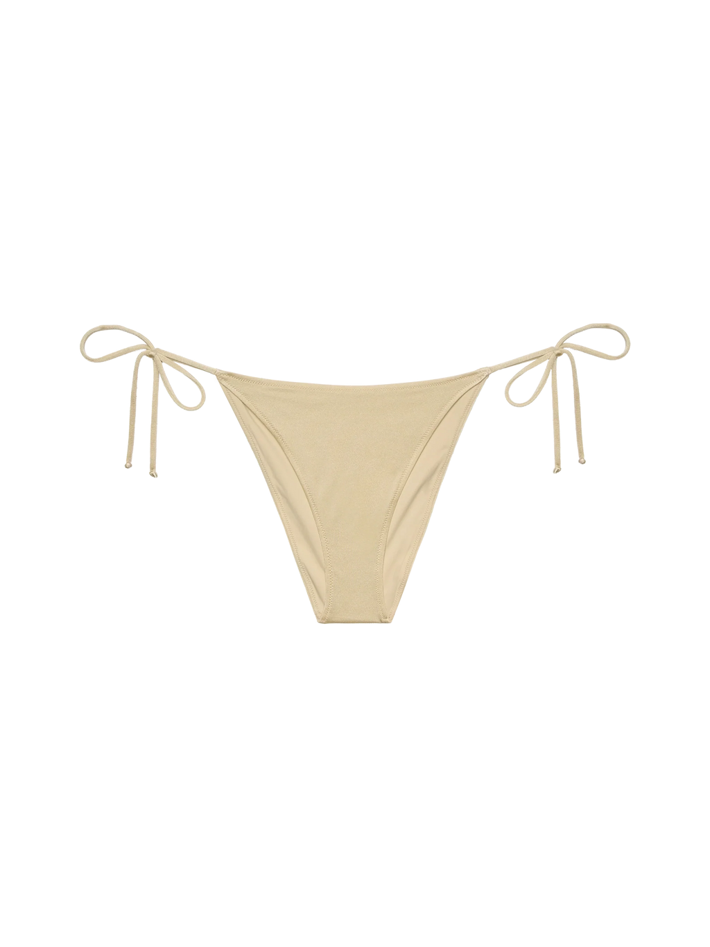 Slip mare Virgo oro in tessuto lucido