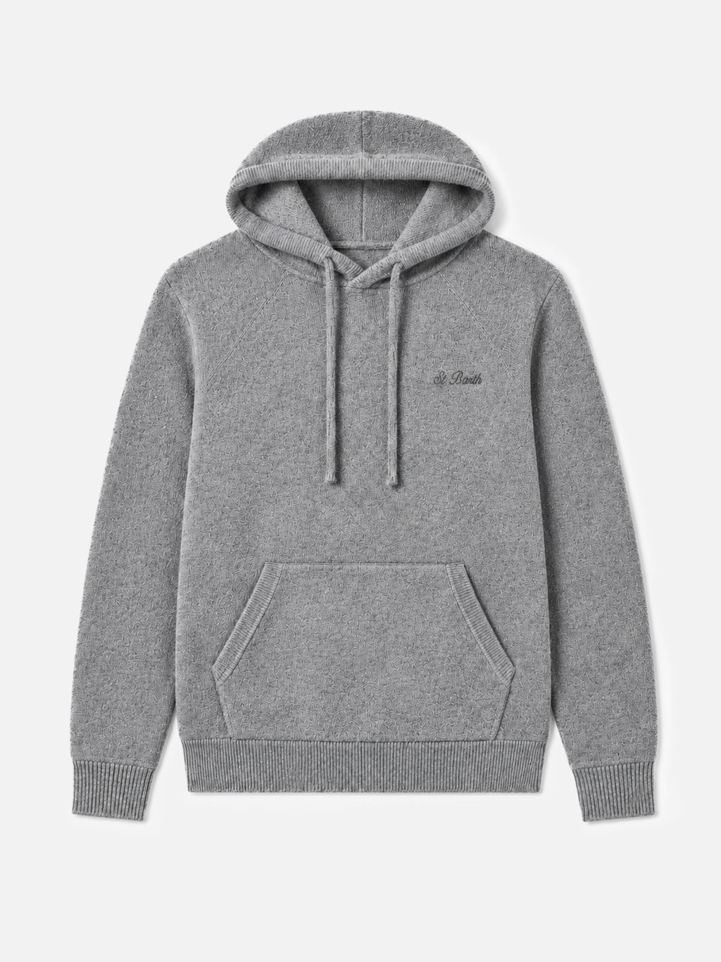 Maglione con cappuccio Willbur grigio melange product image 1