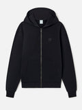 Felpa Zadie nera con zip e patch logo