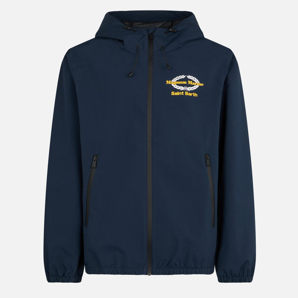 Giacca Kauris blu navy con cappuccio e stampa Magnum Marine product image 4