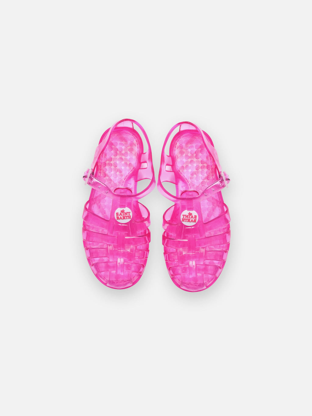 Sandali Jelly rosa fluo